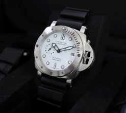 PANERAI Submersible Bianco Automatic White Dial Men’s Watch Item No. PAM01223