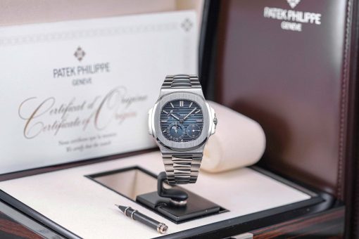 PATEK PHILIPPE Nautilus Automatic Blue Dial Men’s Watch 5712 1a-001 Item No. 57121A-001