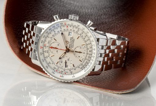 Breitling A2432212G571 Navitimer World Stainless Steel Navitimer Bracelet