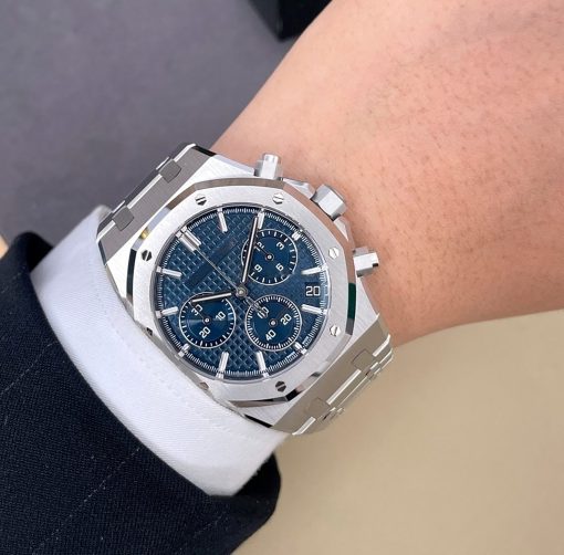 AUDEMARS PIGUET  Royal Oak Chronograph Automatic Blue Dial Men’s Watch Item No. 26240ST.OO.1320ST.05