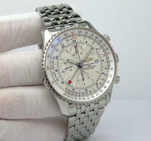 Breitling A2432212G571 Navitimer World Stainless Steel Navitimer Bracelet