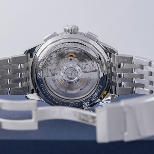 Breitling AB0118221B1A1 Premier B01 Chronograph 42 Stainless Steel Anthracite Grey Dial.