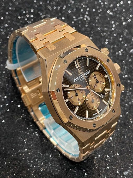 AUDEMARS PIGUET Royal Oak Chocolate Dial Men’s 18K Rose Gold Watch Item No. 26331OR.OO.1220OR.02