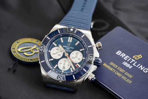 BREITLING Super Chronomat B01 Chronograph Automatic Chronometer Blue Dial Men’s Watch Item No. AB0136161C1S1