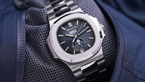 Patek Philippe Nautilus Blue Dial Moonphase Annual Calendar 5726/1A-014