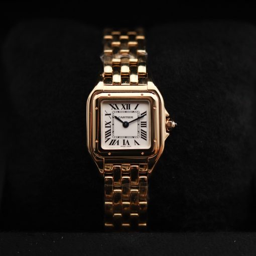 CARTIER  Panthere Quartz Silver Dial Ladies Watch Item No. 8057917-PREOWNED