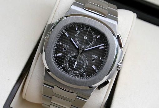 20-Patek Philippe 59901a-001 Nautilus Travel Time Grey Dial.