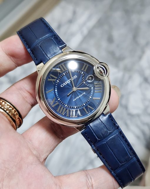 Cartier Ballon Bleu Automatic Blue Dial Men’s Watch wsbb0027