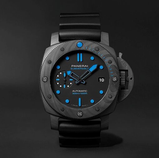 Panerai Submersible Carbotech PAM00960 42mm Black Dial Watch