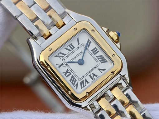 CARTIER Panthere de Silver Dial Men’s Watch Item No. W2PN0006