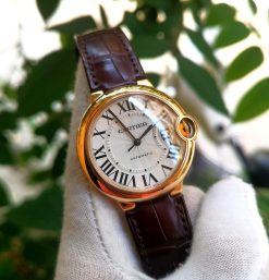 CARTIER Ballon Bleu Automatic 18kt Rose Gold Ladies Watch