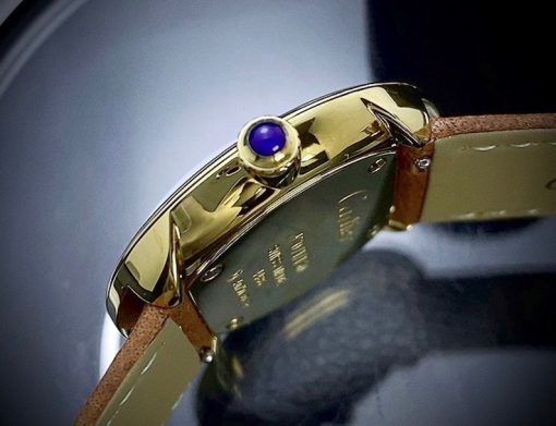 Cartier Pebble Shaped Baseball Watch