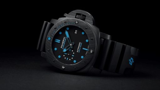 Panerai Submersible Carbotech PAM00960 42mm Black Dial Watch