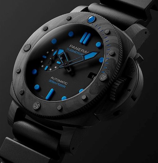 Panerai Submersible Carbotech PAM00960 42mm Black Dial Watch