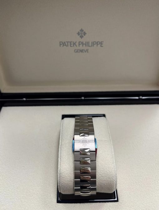 Patek Philippe Nautilus Blue Dial White Gold 58111G-001