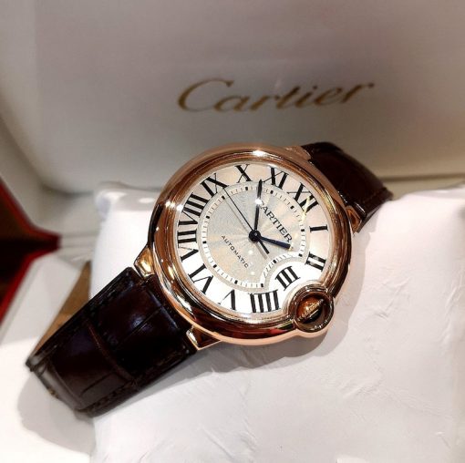 CARTIER Ballon Bleu Automatic 18kt Rose Gold Ladies Watch