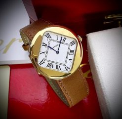 Cartier Pebble Shaped Baseball Watch