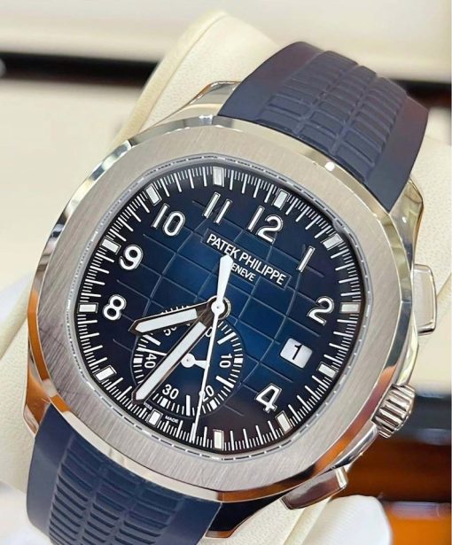 PATEK PHILIPPE Aquanaut Chronograph Automatic Blue Dial Men’s Watch Item No. 5968G-001