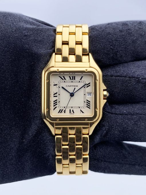 Cartier Panthere Large 106000M 18K Yellow Gold Mens Watch