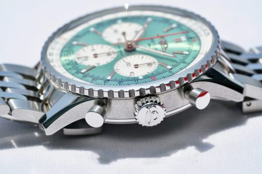 BREITLING Navitimer B01 Mint Green Dial Chronograph Automatic Men’s Watch Item No. AB0139211L1A1