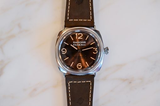 PANERAI Radiomir Venti Hand Wind Brown Dial Men’s Watch Item No. PAM02020