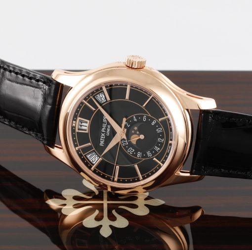 PATEK PHILIPPE Complications 18kt Rose Gold Automatic Moon Phase Men’s Watch Item No. 5205R-010