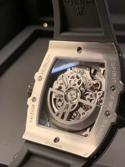 HUBLOT Spirit Of Big Bang Chronograph Automatic Silver Dial Men’s Watch Item No. 642.NM.0170.RX