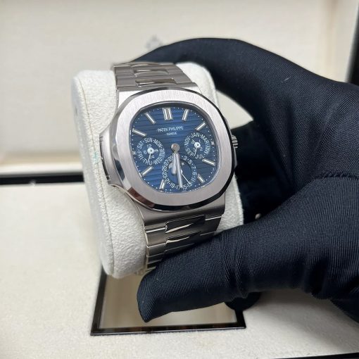 PATEK PHILIPPE Nautilus Perpetual Automatic Blue Dial Men’s Watch Item No. 57401G-001