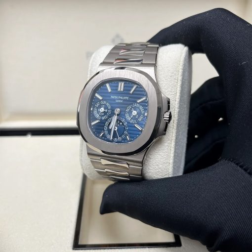 PATEK PHILIPPE Nautilus Perpetual Automatic Blue Dial Men’s Watch Item No. 57401G-001