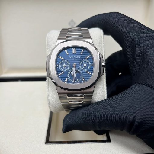 PATEK PHILIPPE Nautilus Perpetual Automatic Blue Dial Men’s Watch Item No. 57401G-001