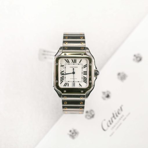 CARTIER Santos Automatic Silver Dial Large Men’s Watch Item No. W2SA0009