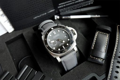 PANERAI Submersible PAM01288 QuarantaQuattro Grigio Roccia 44mm Watch