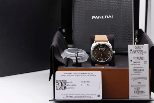 PANERAI Radiomir Venti Hand Wind Brown Dial Men’s Watch Item No. PAM02020