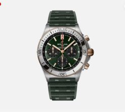 BREITLING Super Chronomat B01 Chronograph Automatic Chronometer Green Dial Men’s Watch Item No. UB0136251L1S1