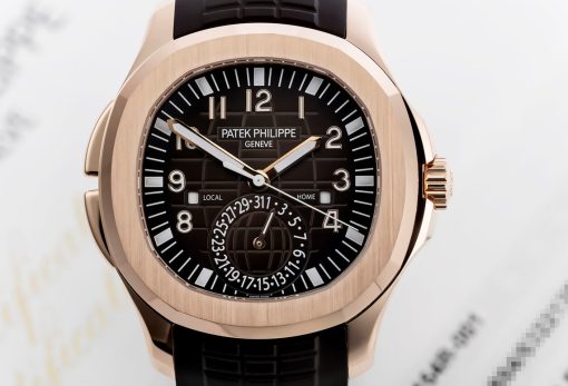 PATEK PHILIPPE Aquanaut 18kt Rose Gold Automatic Men’s Watch Item No. 5164R-001