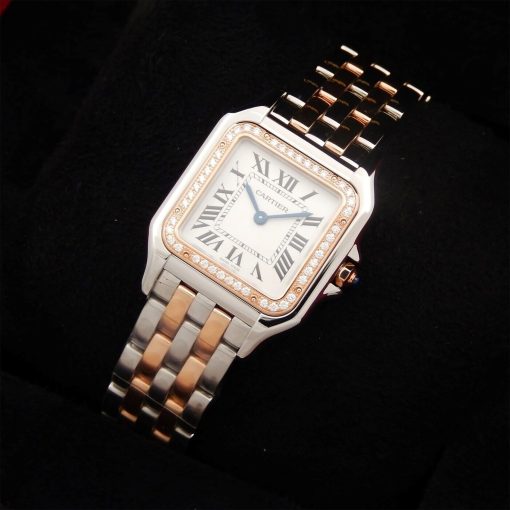 Panthere de Cartier W3PN0007 Two Tone Steel & Rose Gold Medium Diamond 2023