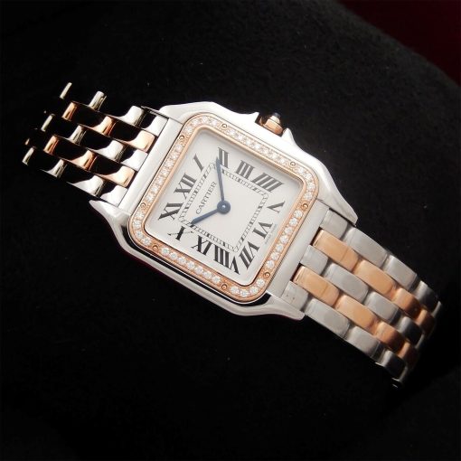 Panthere de Cartier W3PN0007 Two Tone Steel & Rose Gold Medium Diamond 2023