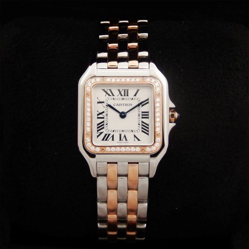 Panthere de Cartier W3PN0007 Two Tone Steel & Rose Gold Medium Diamond 2023