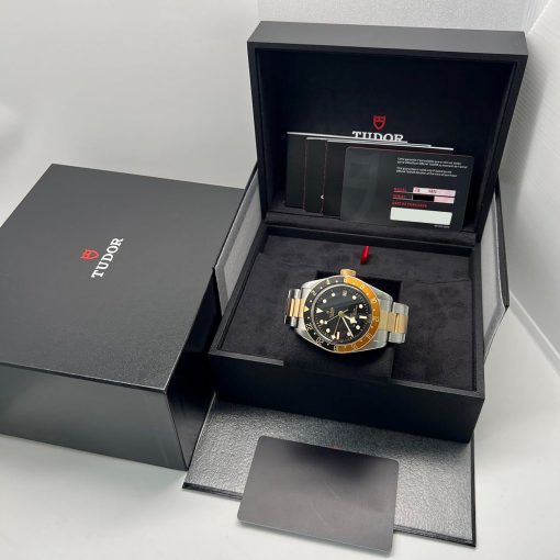 TUDOR Black Bay Automatic Chronometer Black Dial Men’s Watch Item No. M79833MN-0001