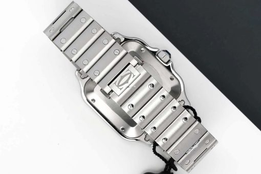 CARTIER Santos De Automatic Silver Dial Men’s Watch Item No. WSSA0047