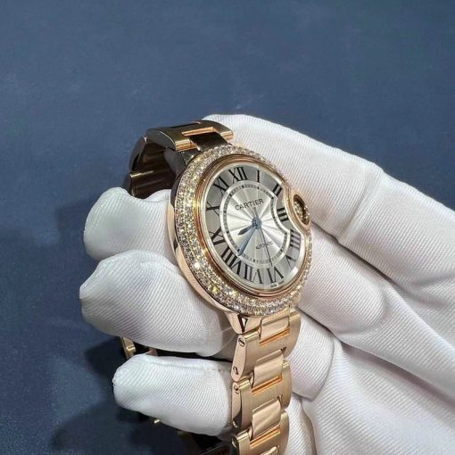 CARTIER Ballon Bleu Medium 18kt Rose Gold Watch Item No. WE9005Z3