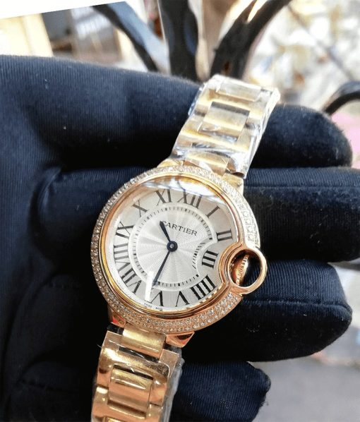 CARTIER Ballon Bleu Medium 18kt Rose Gold Watch Item No. WE9005Z3