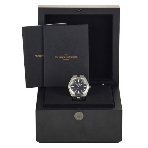 VACHERON CONSTANTIN Overseas Automatic Black Dial Men’s Watch Item No. 4500V110A-B483-PREOWNE