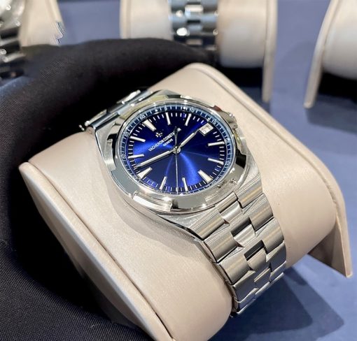 Vacheron Constantin Overseas 41mm white case with blue face