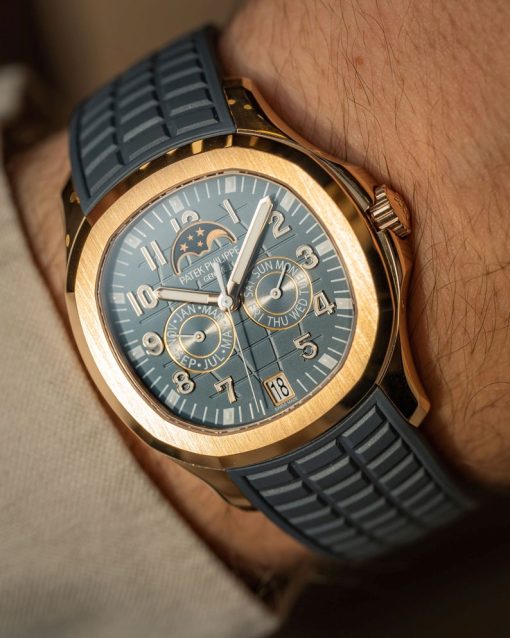 PATEK PHILIPPE Aquanaut Luce Annual Calendar Automatic Blue Dial Watch Item No. 5261R-001