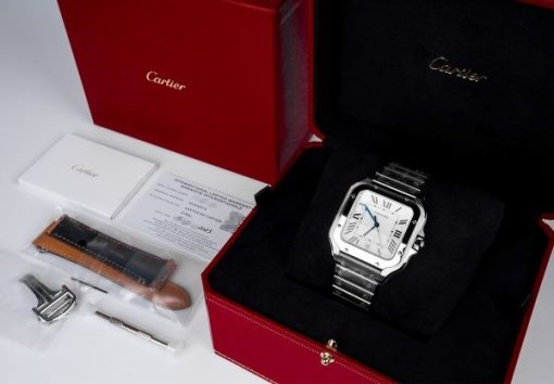 Cartier Santos NEW 2024 Santos De Cartier Large White Dial WSSA0018