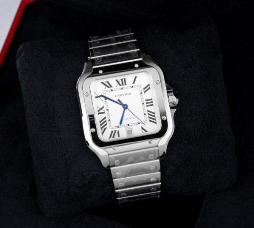 Cartier Santos NEW 2024 Santos De Cartier Large White Dial WSSA0018