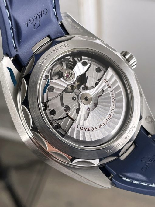 Omega Seamaster Aqua Terra Worldtimer Co-Axial Strap Blue Dial