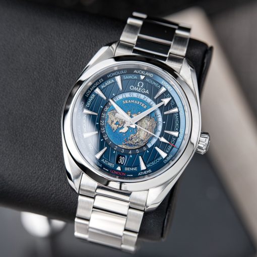 Omega Seamaster Aqua Terra Worldtimer Co-Axial Bracelet Blue Dial