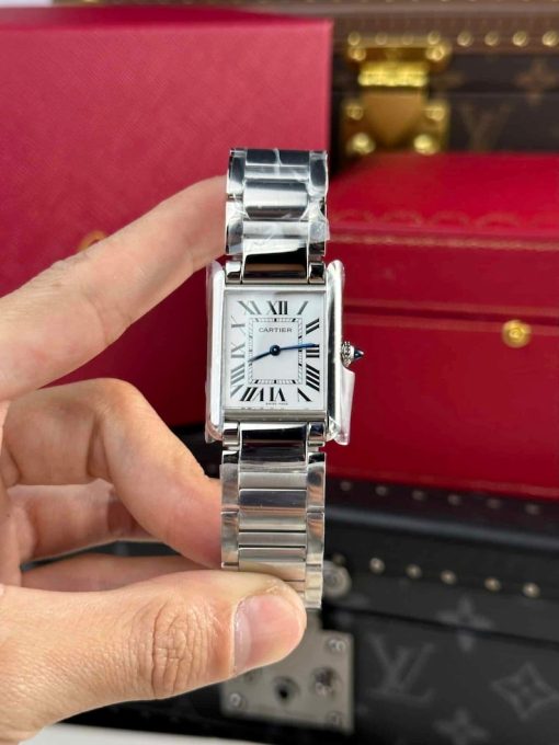 Cartier Tank Must Wsta0052 Large Model Quartz Steel Bracelet